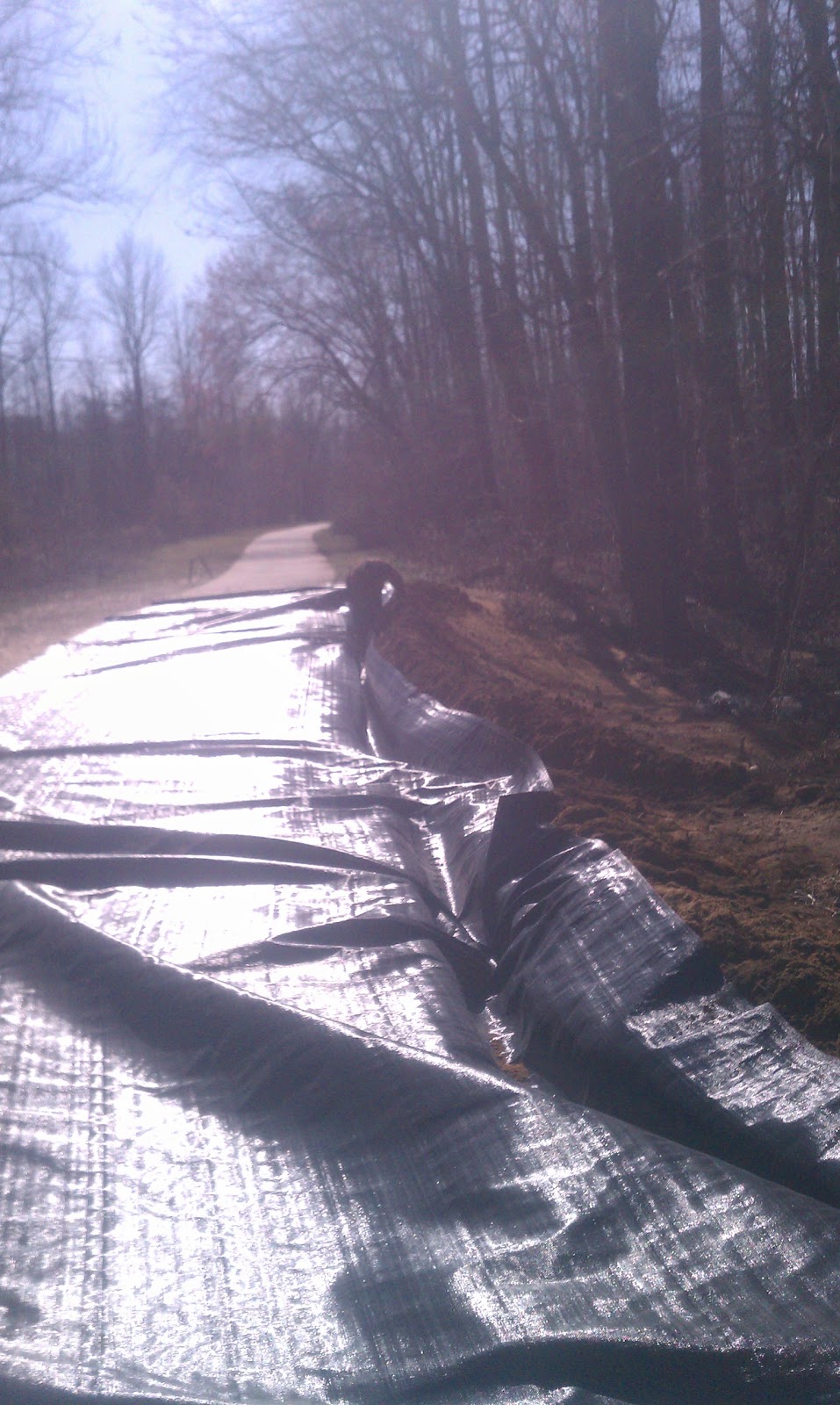 Renditions Agronomy Riprap installation