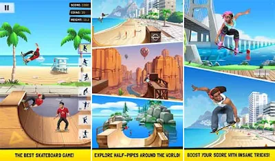 لعبة Flip Skater للاندرويد, لعبة Flip Skater مهكرة, لعبة Flip Skater للاندرويد مهكرة, تحميل لعبة Flip Skater apk مهكرة