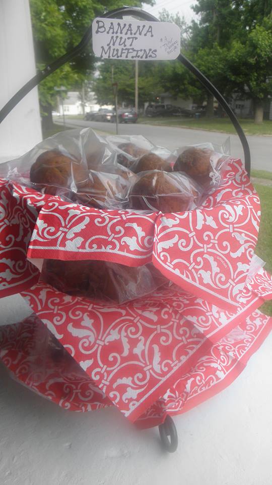 Everything in Moderation BAKE SALE Special Banana Nut muffins (A