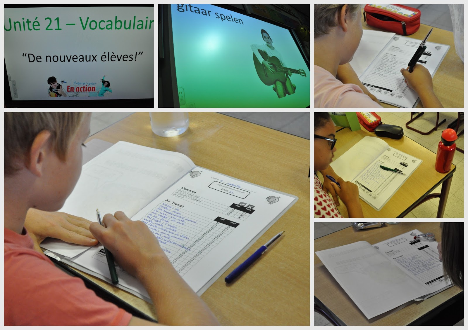 Zesde leerjaar Sint-Michiel: Frans oefenen