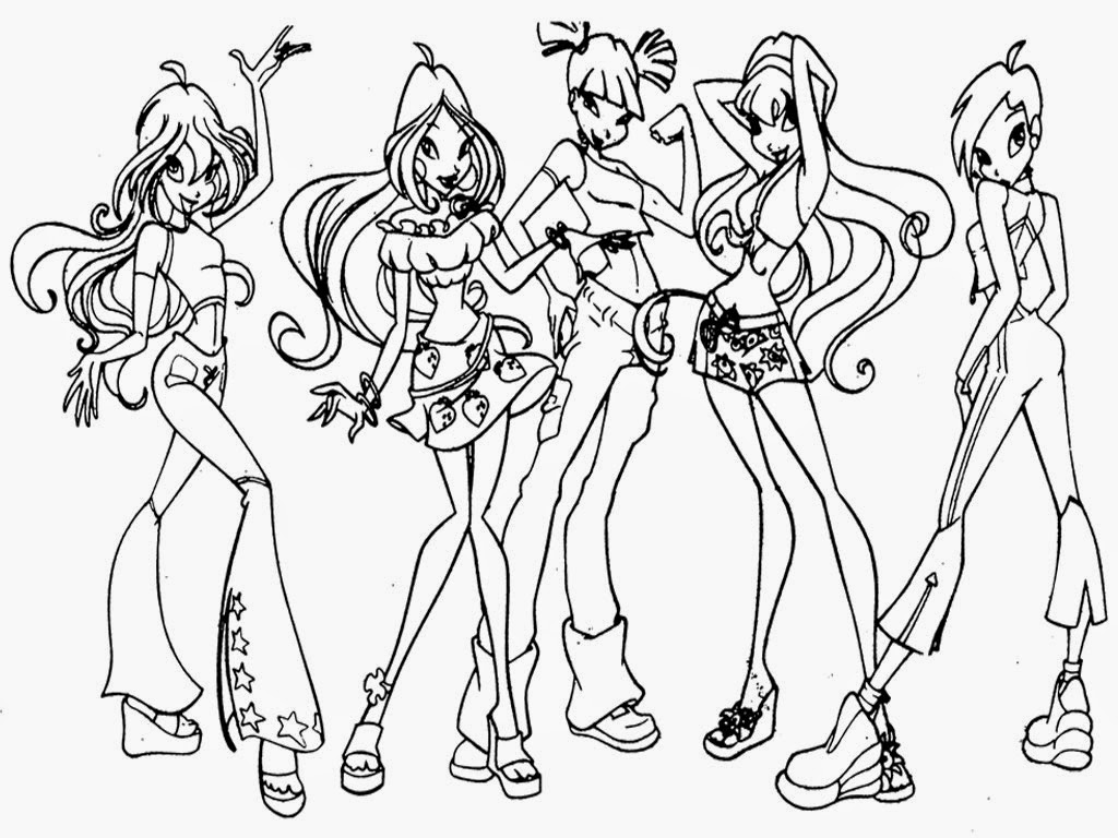 i need bratz coloring pages to color - photo #36