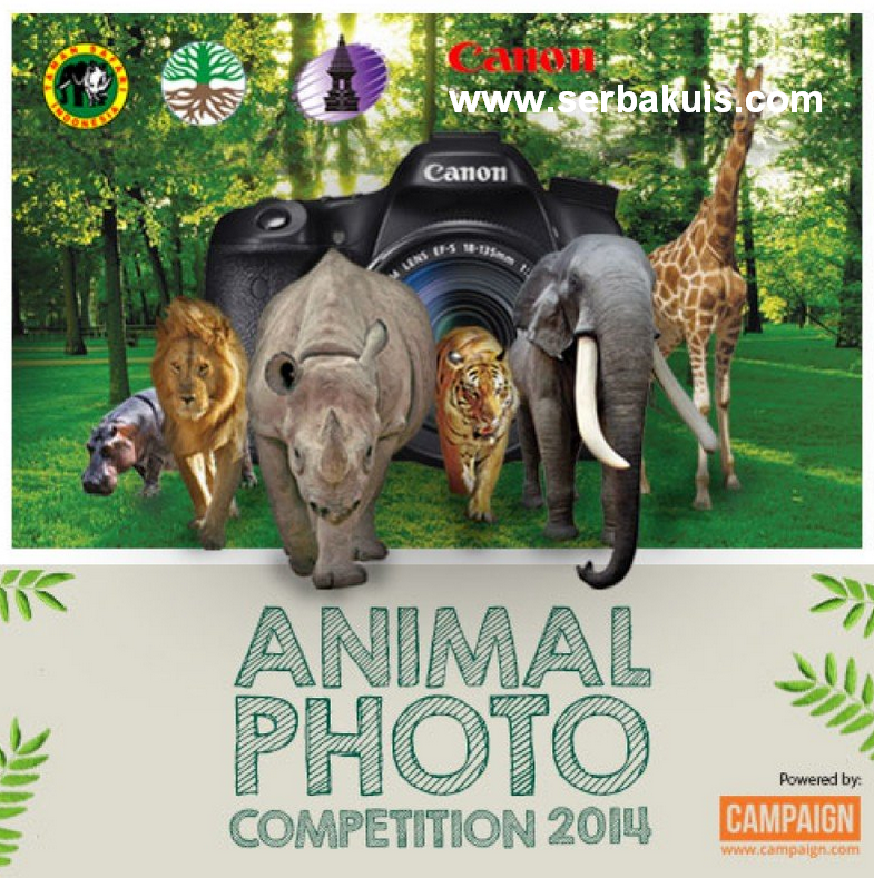 Animal Photo Competition 2014 Hadiah Uang, DSLR, Printer, Piala & Voucher