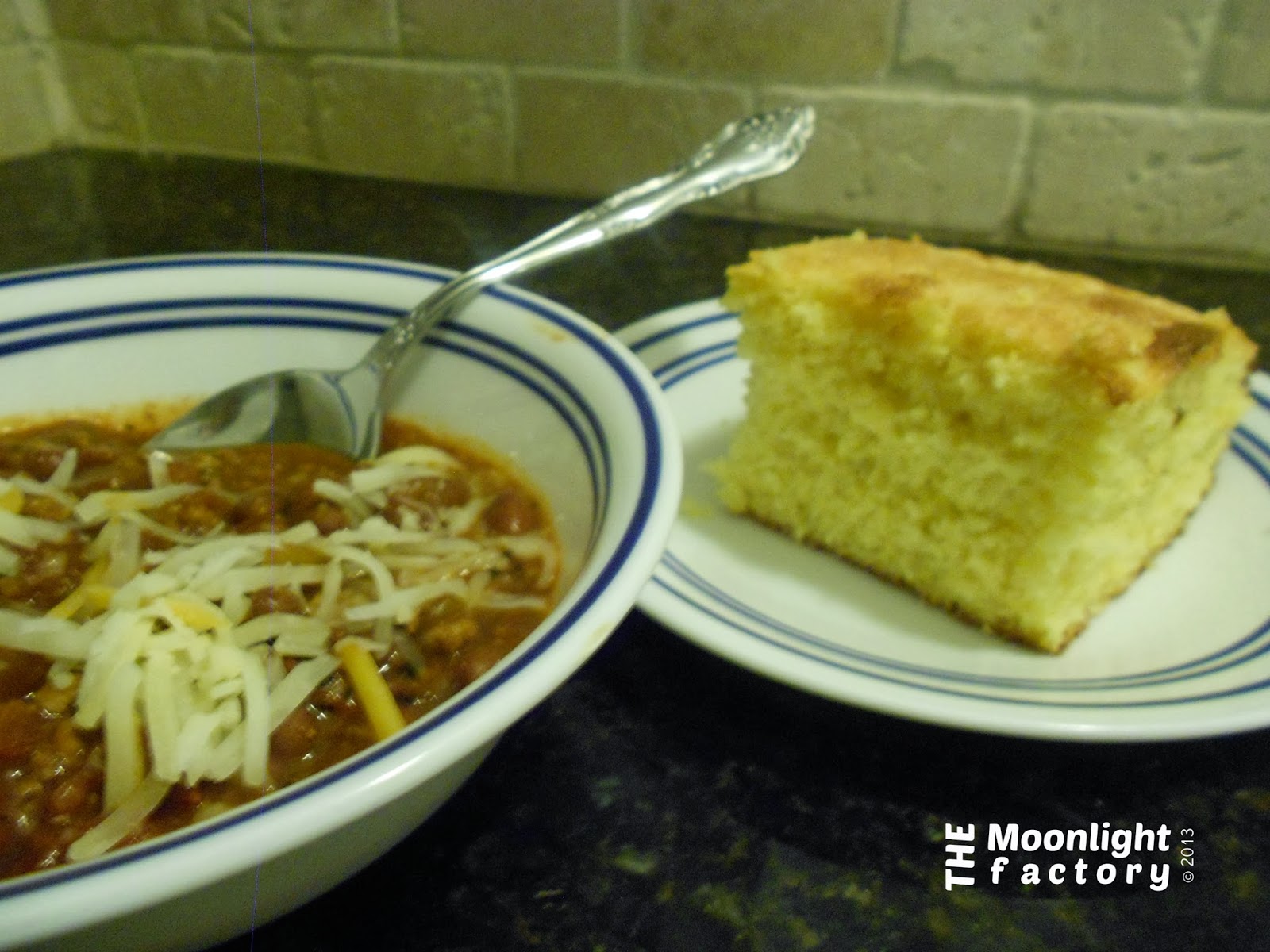 The Moonlight Factory It's a Corn Bread & Chili Kind of Day in the