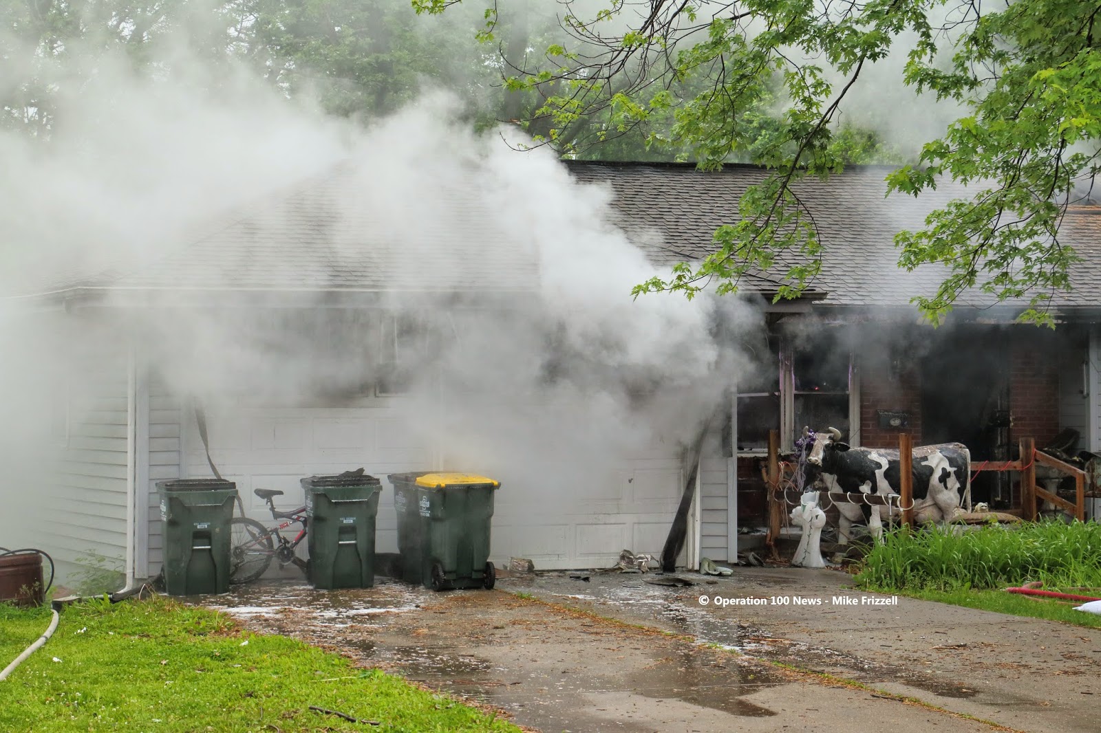 Operation100news PHOTOS Extension cord cited as cause of house fire