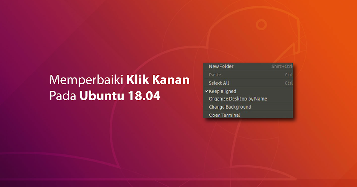 Cara Memperbaiki Touchpad Klik Kanan Tidak Bekerja Pada Ubuntu 18.04