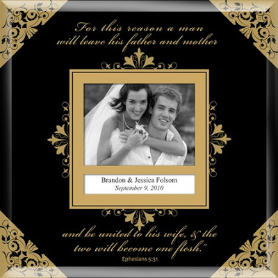 Personalized Christian Wedding Card