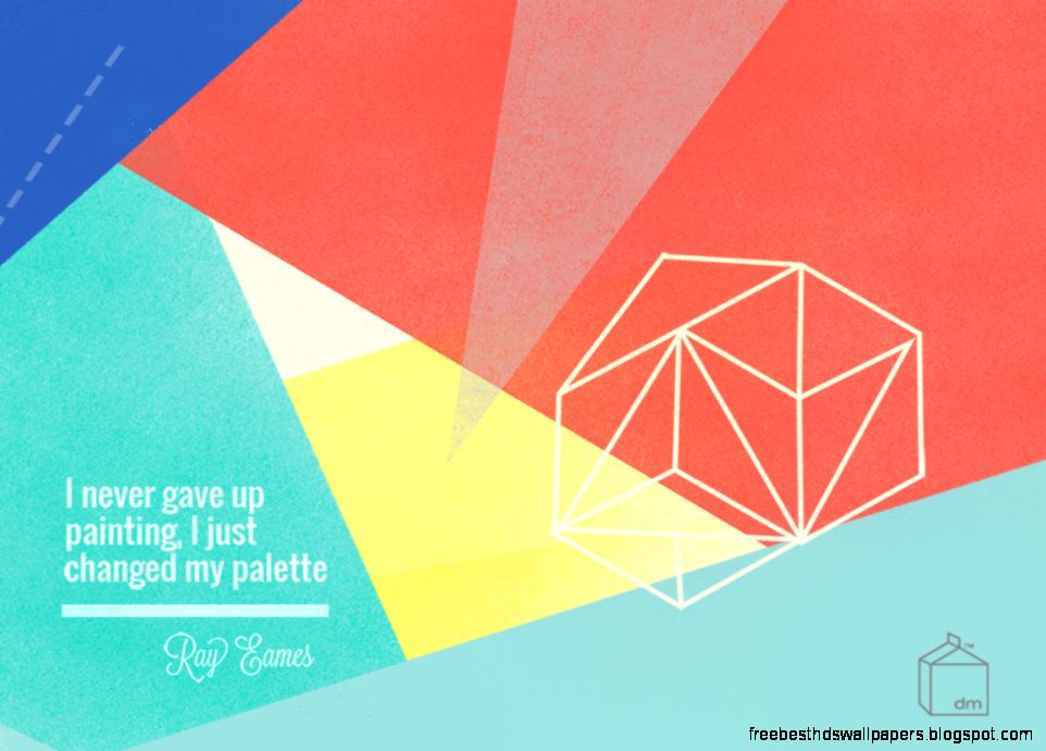 Ray Eames Inspired Desktop Wallpaper Design   DesignMilk