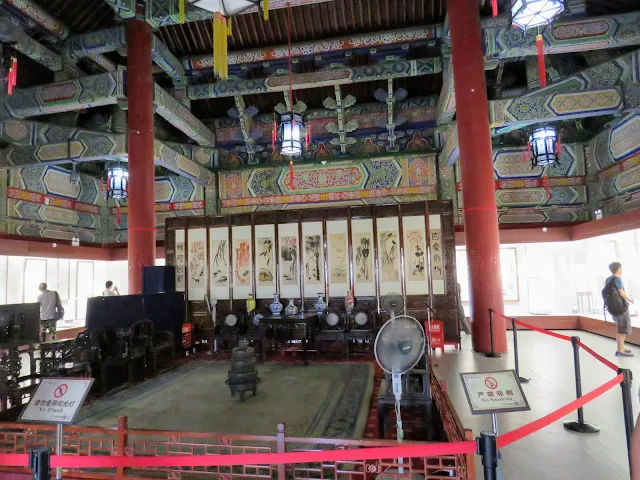 Inside the Bell Tower in Xi'an China