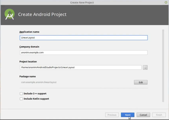 Android Studio : Belajar Linear Layout Vertical dan Horizontal Komponen