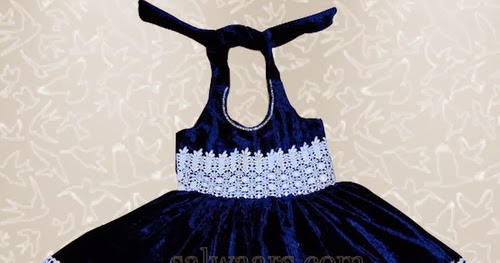 silver frock design