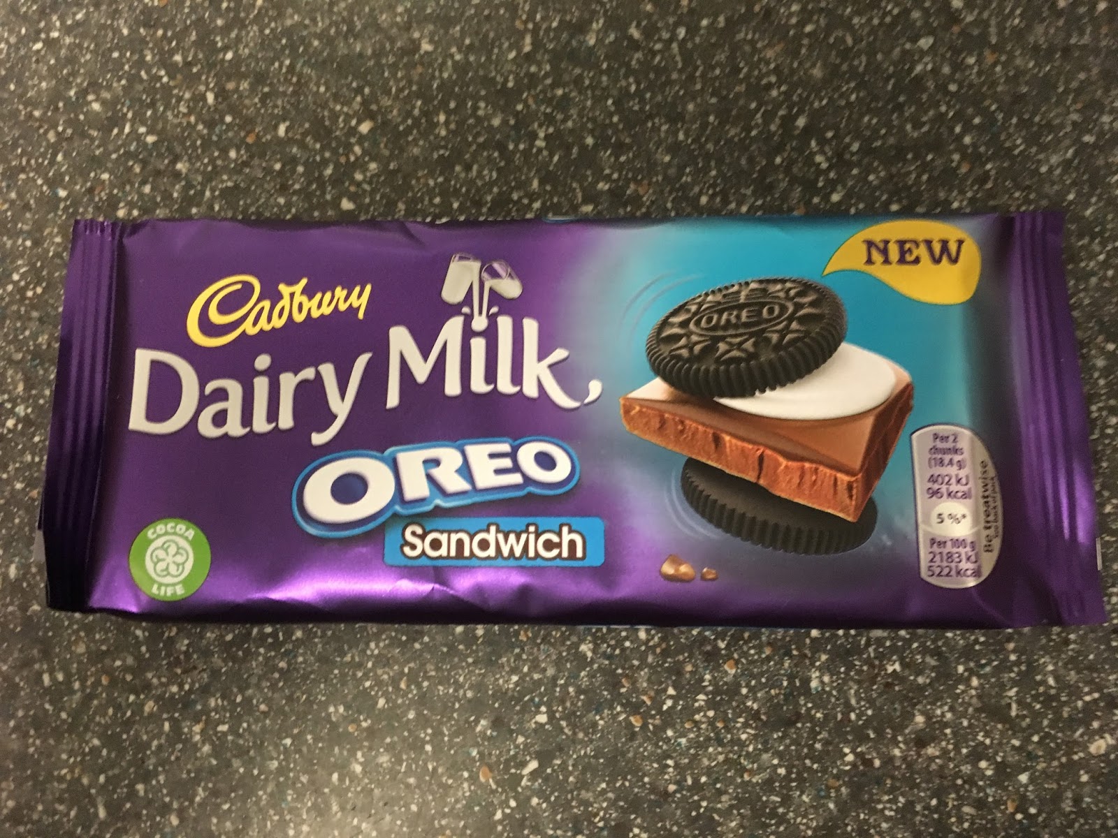 A Review A Day Today's Review Cadbury Dairy Milk Oreo Sandwich