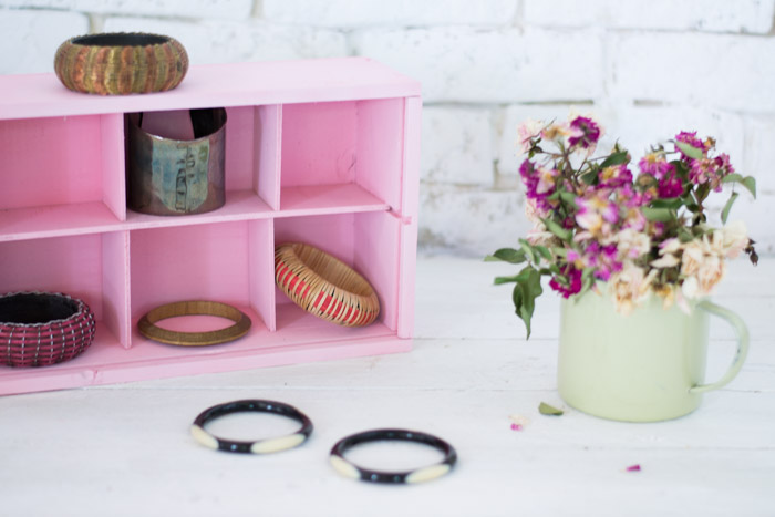 Joyero caja de vino diy 