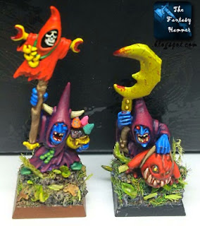 Night Goblins Shaman and Warboss base tutorial