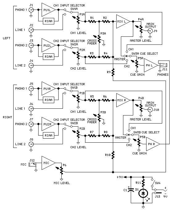 Dj Circuit Diagram