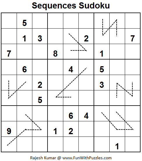 Sequences Sudoku  (Fun With Sudoku #61)