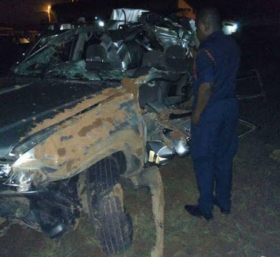 SP Kofi Sarpong’s Car Damaged After Serious Accident (PHOTOS)