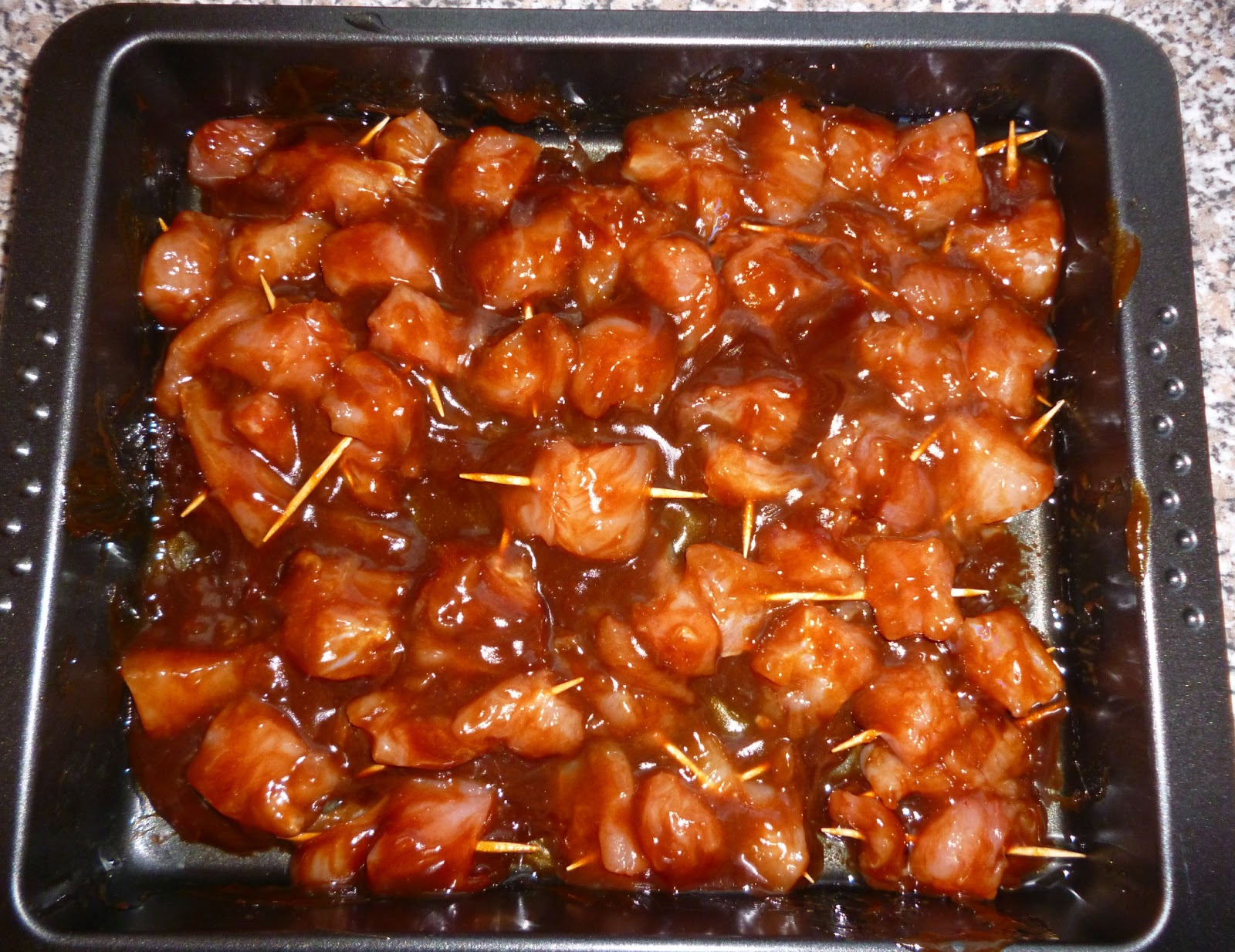 Hähnchenspieße mit Peking Duck Sauce - TiaMel