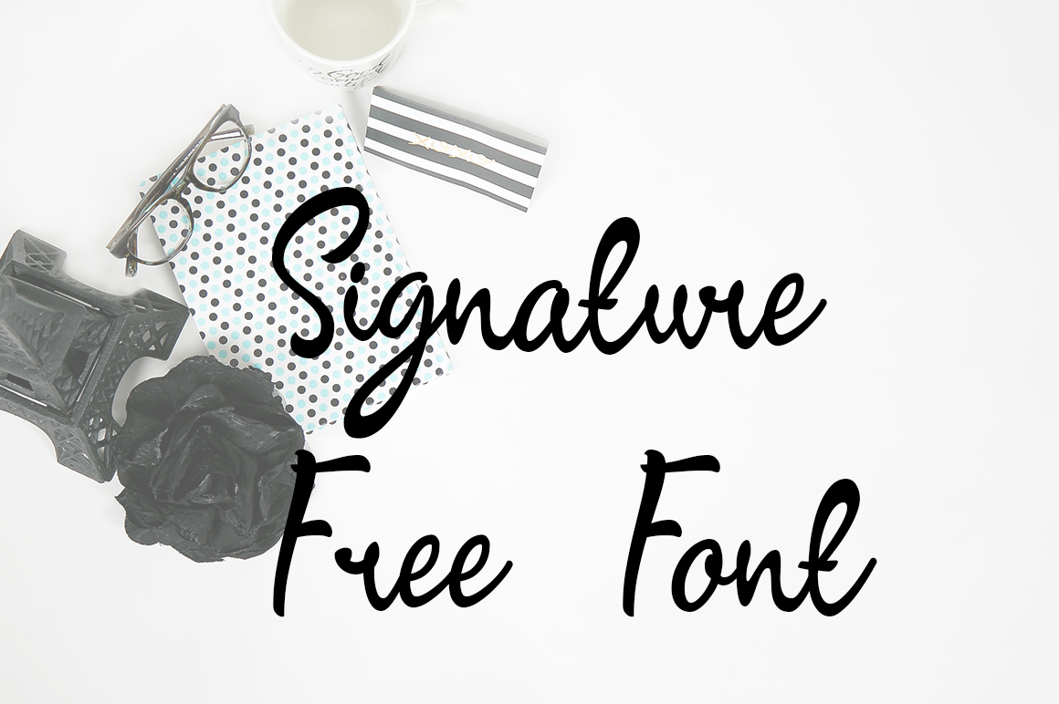 DLOLLEYS HELP: Signature Script Free Font