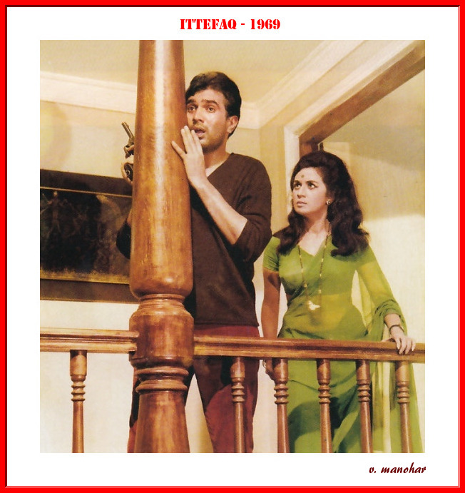 Indian Film Actress with Super Star Rajesh Khanna Nanda