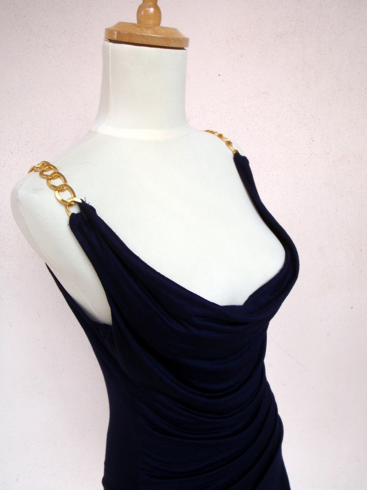 PopMyWardrobe! GOLD CHAIN DRESS