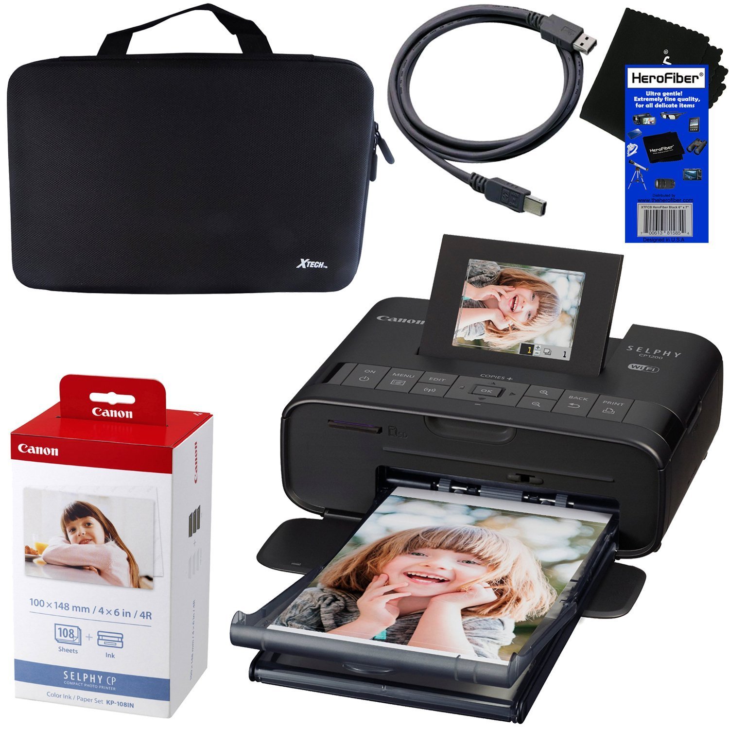 Computer Printers: Canon Selphy CP1200 Wireless Color Photo ...
