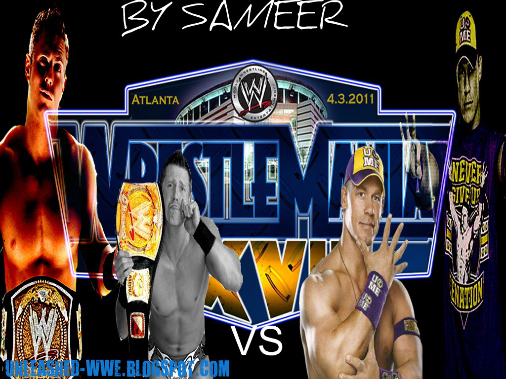 WWE WrestleMania XXVII - The Miz Vs. John Cena Wallpaper ~ Unleashed ...
