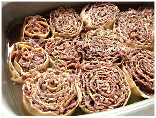 Barafras Kochlöffel: Krautkrapfen mit Blaukraut