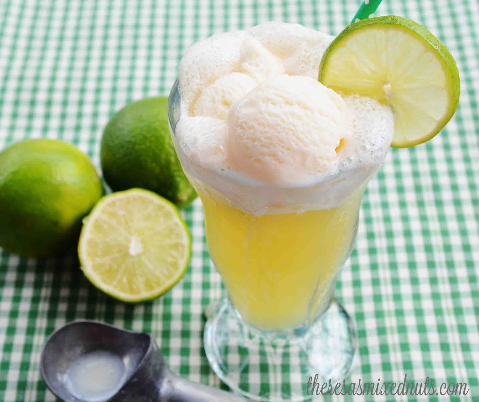 Theresa's Mixed Nuts Frozen Yogurt Soda