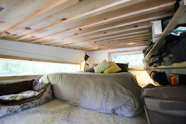 the urban cedar cabin interior 