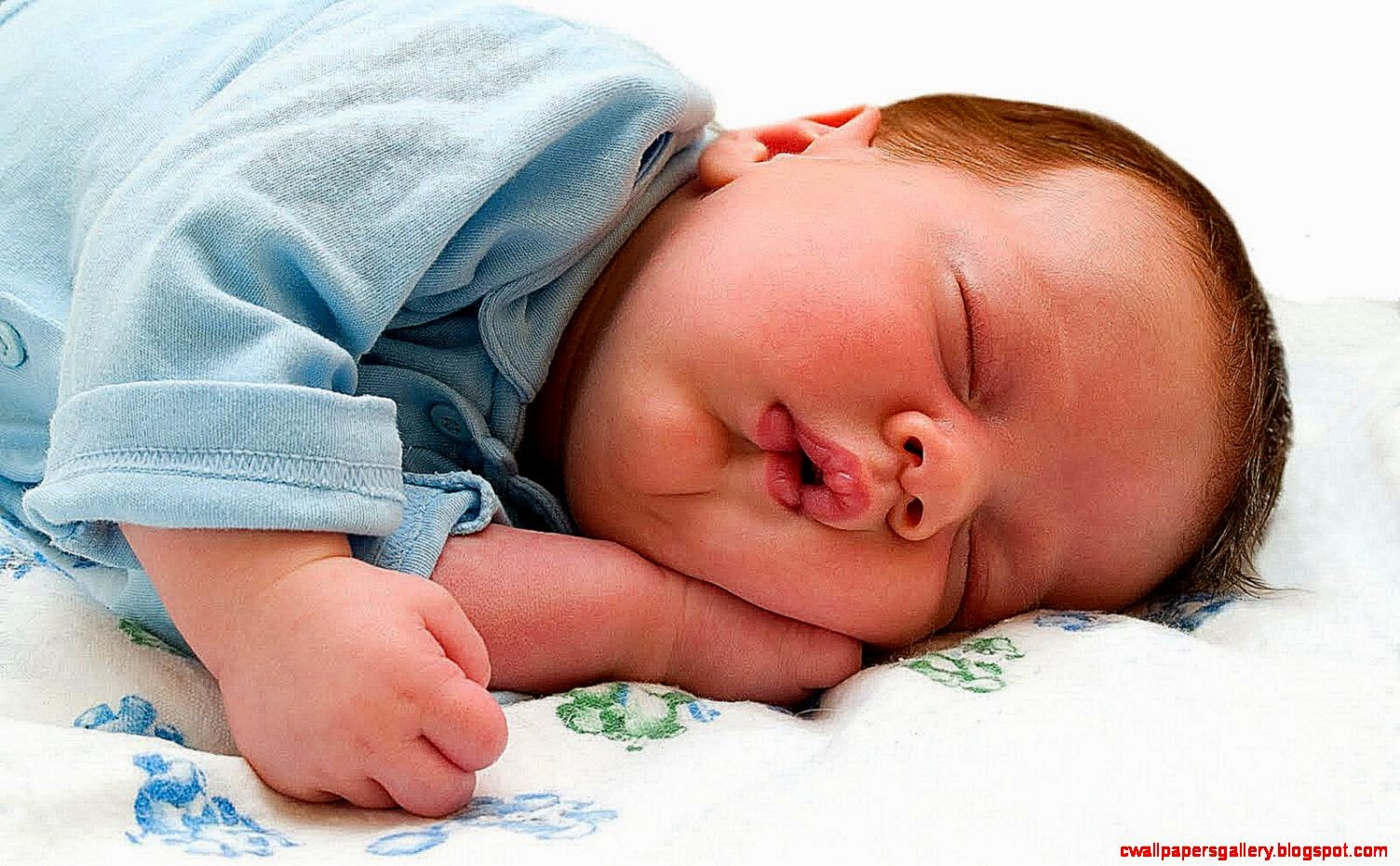 Funny Sleeping Baby Picture