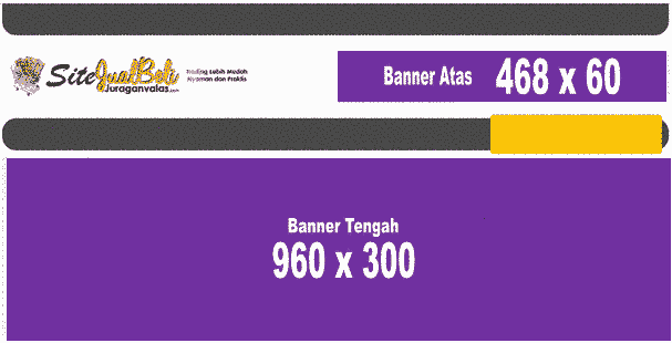 iklan atas dan besar header situs juragan valas