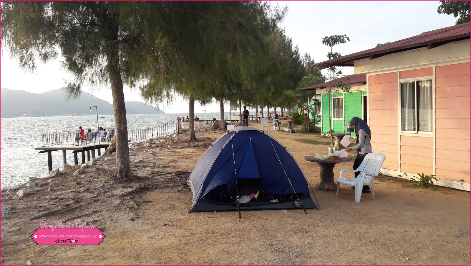 Campsite teluk batik Travelog Lumut