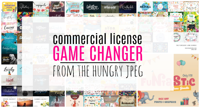 Graphic And Font Commercial License Game Changer Silhouette School