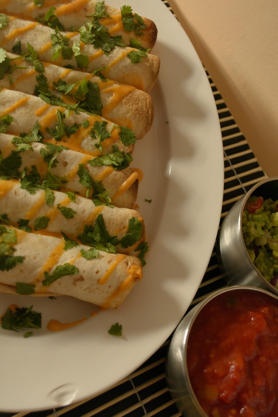 Vegan Creamy Red Pepper Taquitos! Unbelievably Vegan