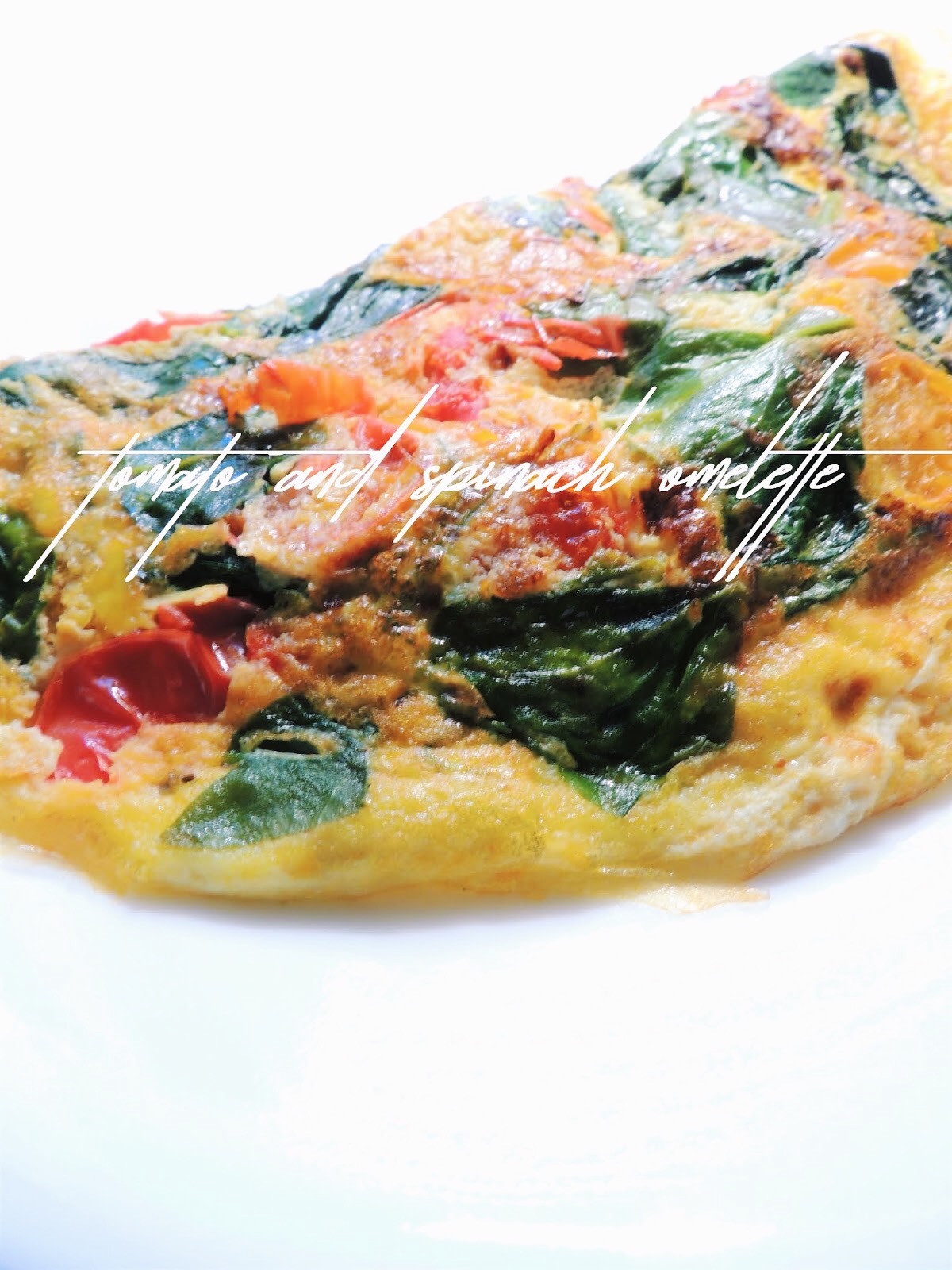 Tomato and Spinach Omelette Em's Eatery