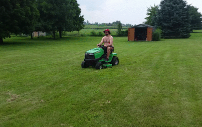 Pelosi - Use lawn mowers to secure the border.