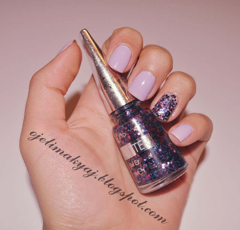 OJELİ MAKYAJ Flormar Glitter Nail Enamel ve Essence Nailpolish