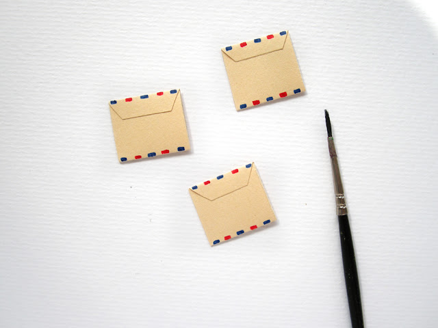 miniature paper envelopes