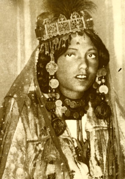 Portrait of an Indian Nutch Girl - Bombay (Mumbai) c1920-30's