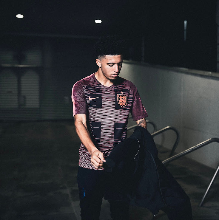 england 2018 pre match shirt