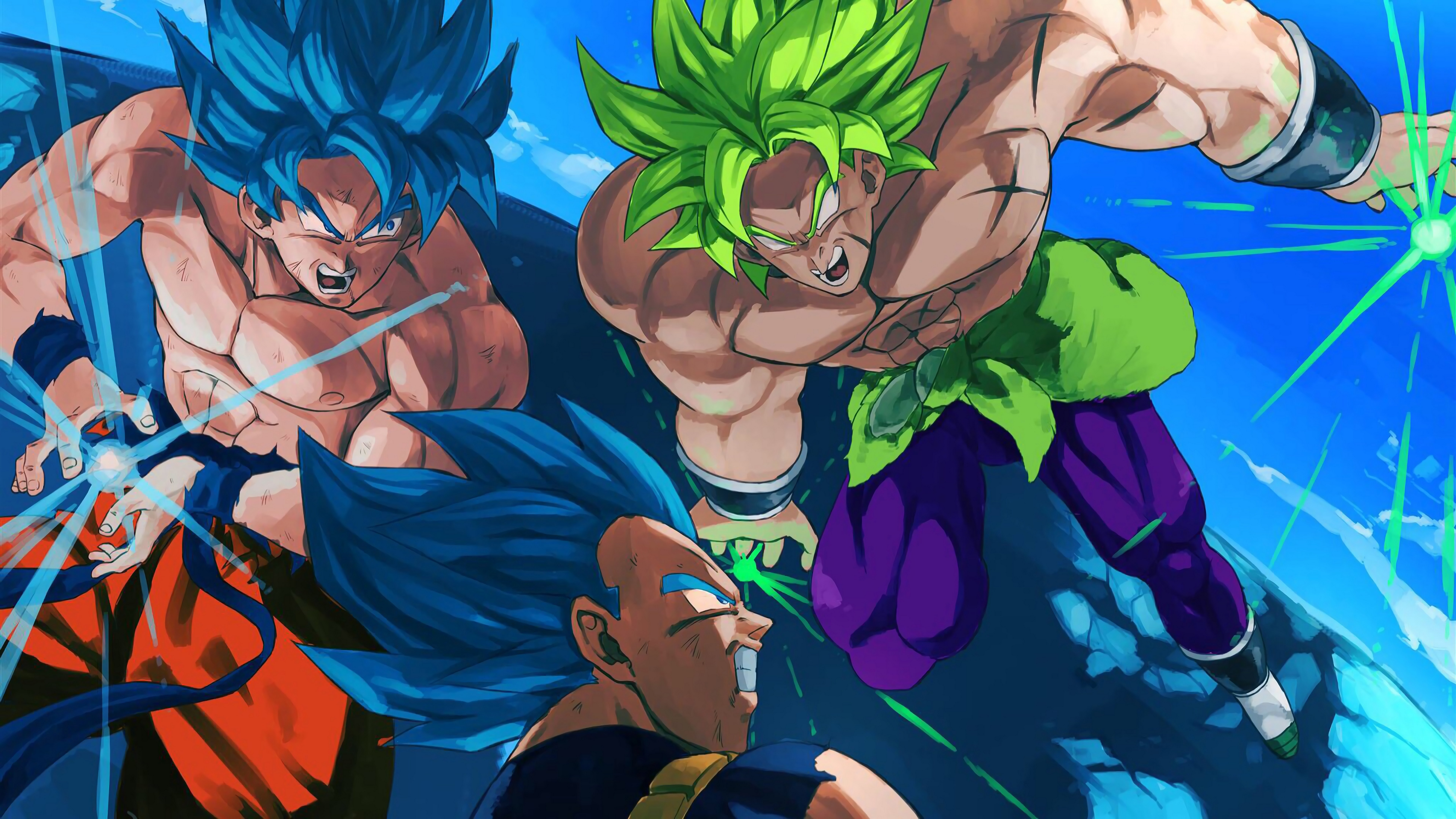 Dragon Ball Super: Broly Goku Vegeta 4K Wallpaper #23