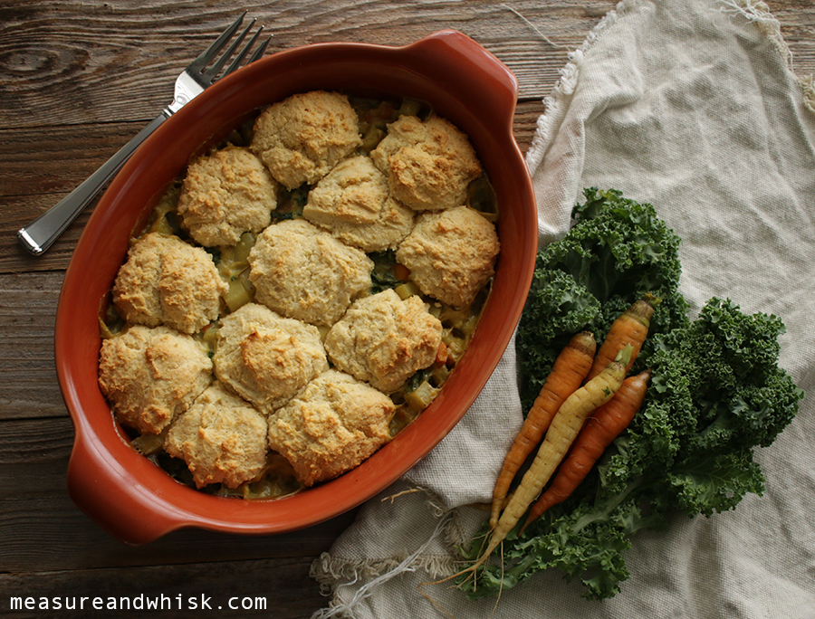 Vegetarian Biscuit Pot Pie Measure & Whisk Real food cooking with a