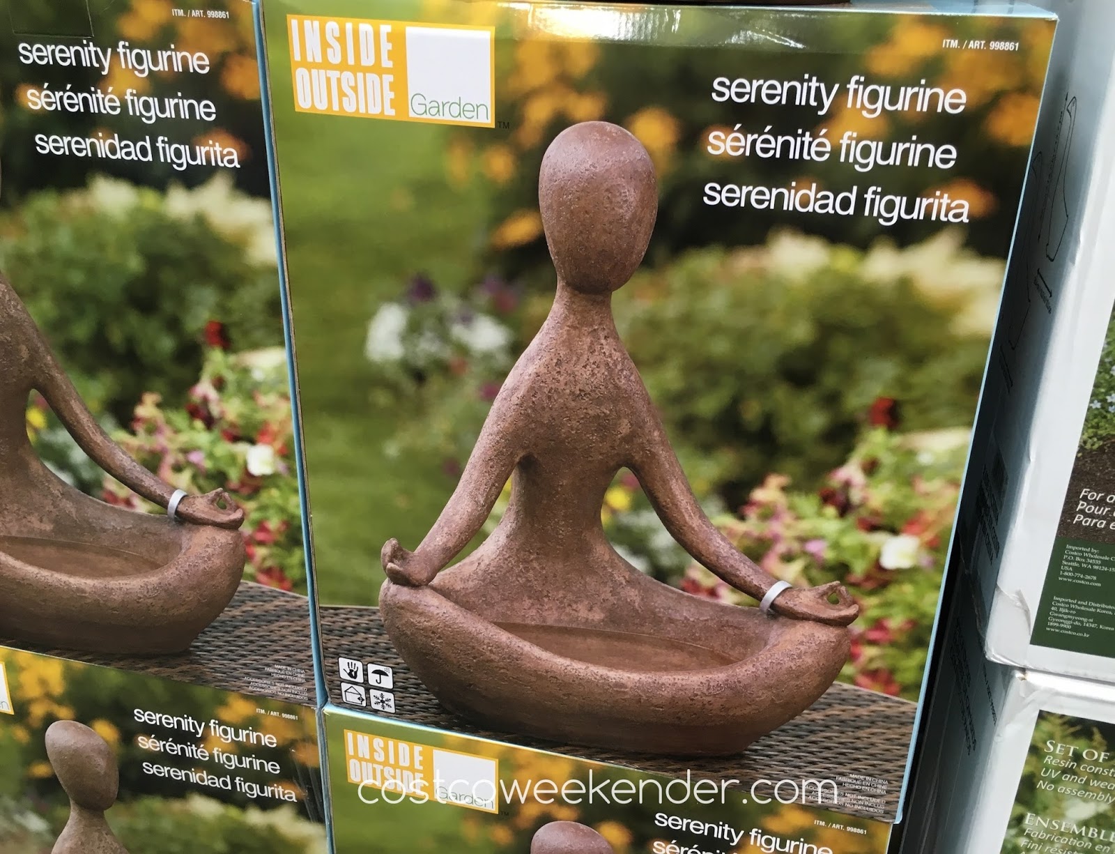 Inside Outside Garden Serenity Figurine Mullally Costco Weekender