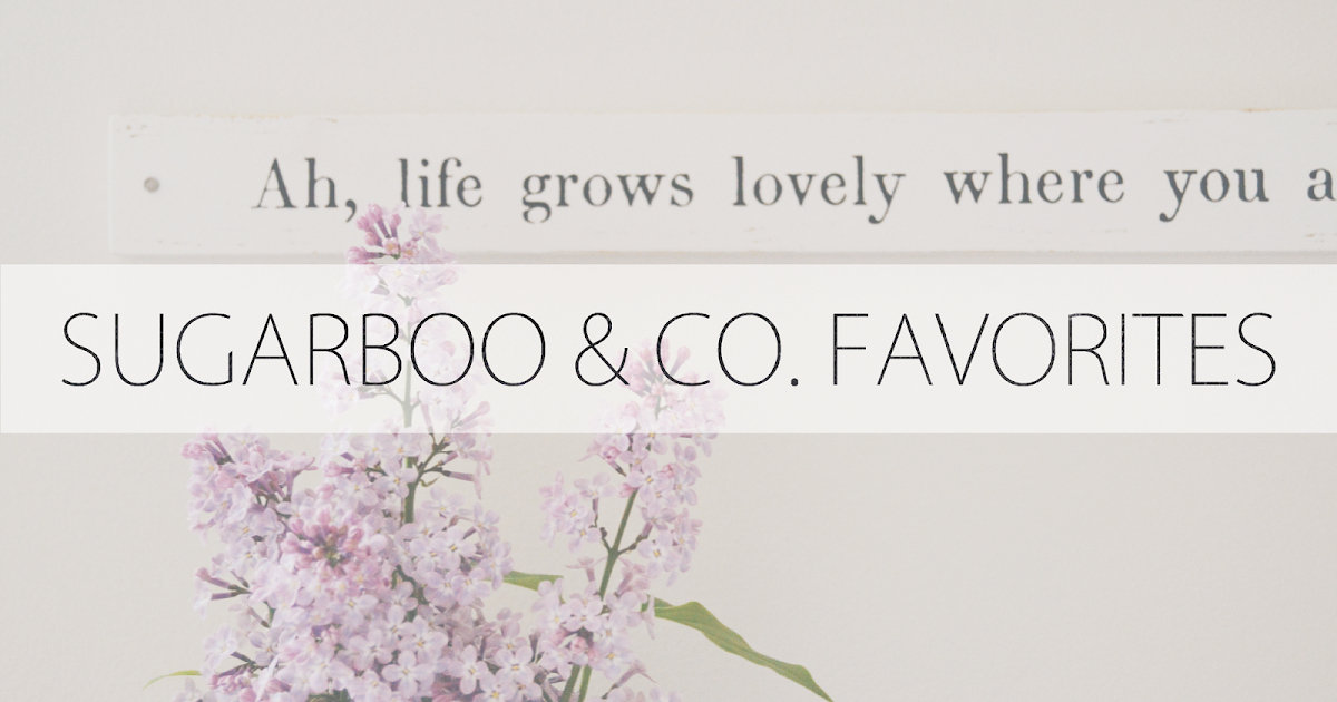 The Joyful Tribe Sugarboo & Co. Favorites