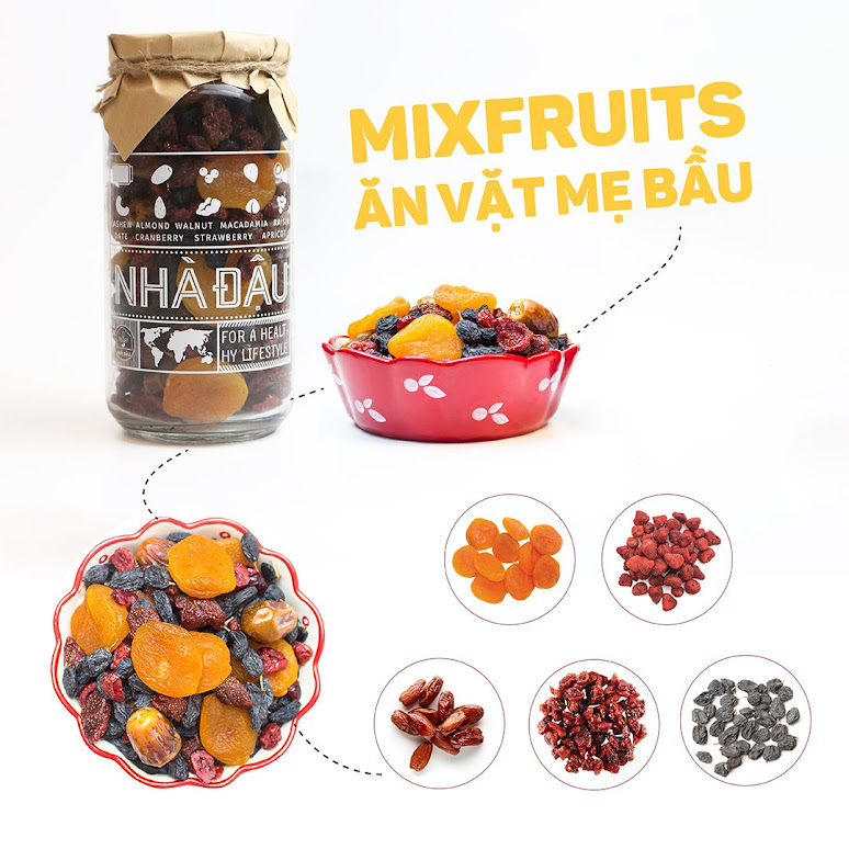 Mixfruits bổ sung chất dinh dưỡng cho thai nhi phát triển