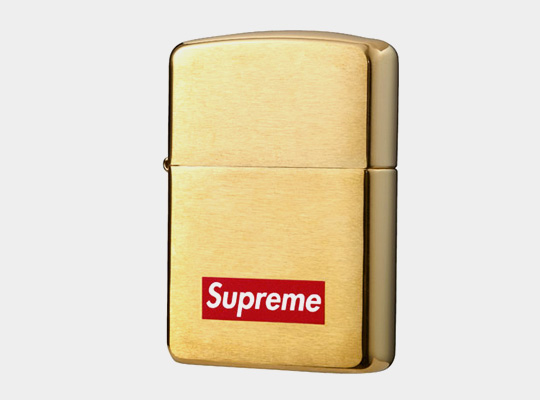Nasa Frsh: Supreme x Zippo Gold Lighter