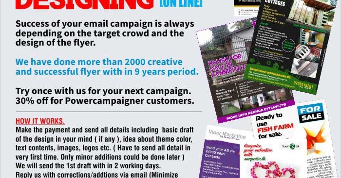 creative email flyer designing on line powercampaigner how to make an email flyer