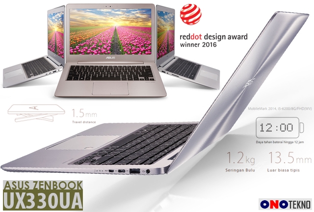 Asus ZenBook UX330UA " UltraBook Tipis - Elegan - Performa Tinggi "