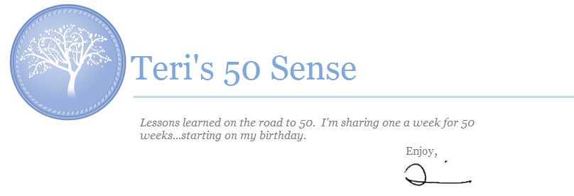Teri's 50 Sense