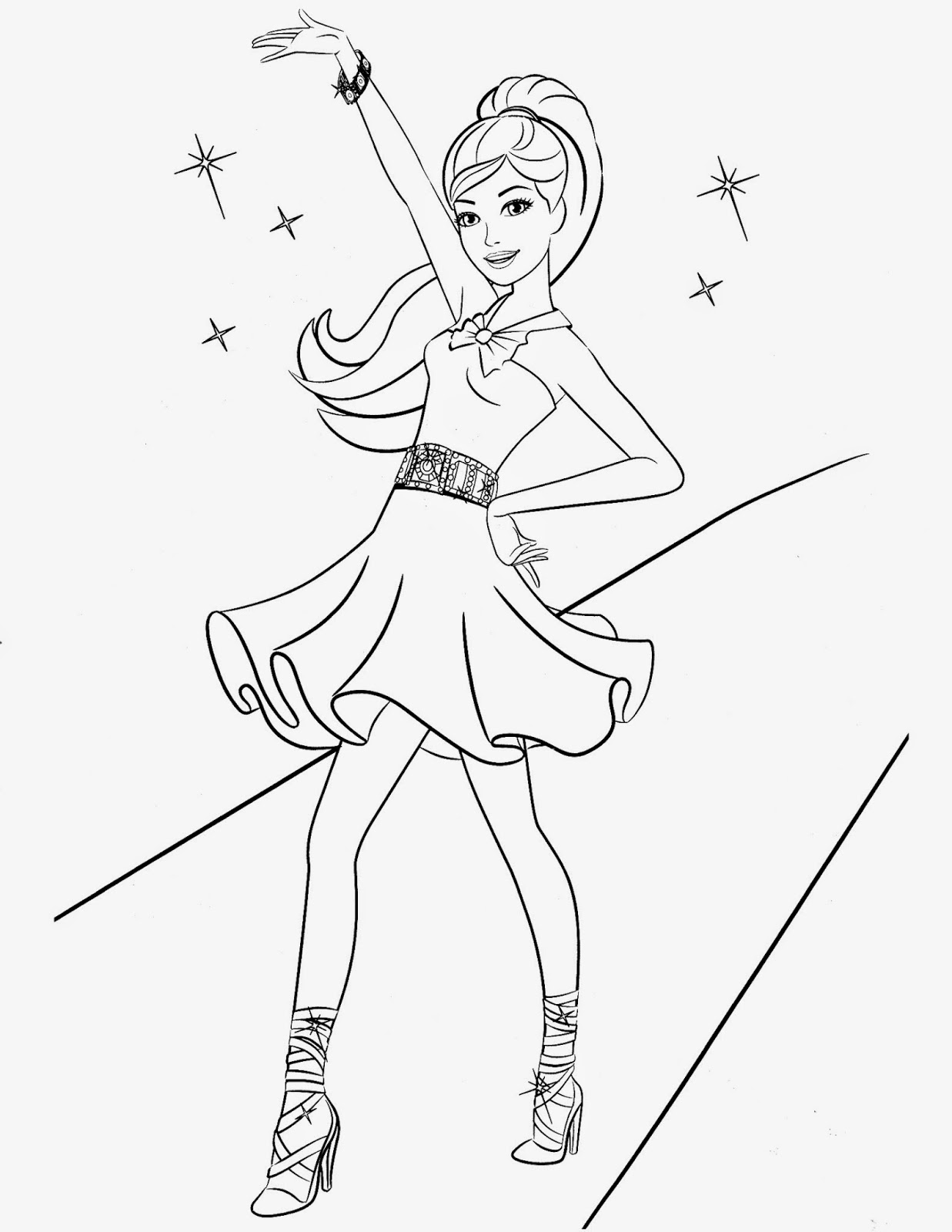 Barbie free printable coloring pages holiday.filminspector.com